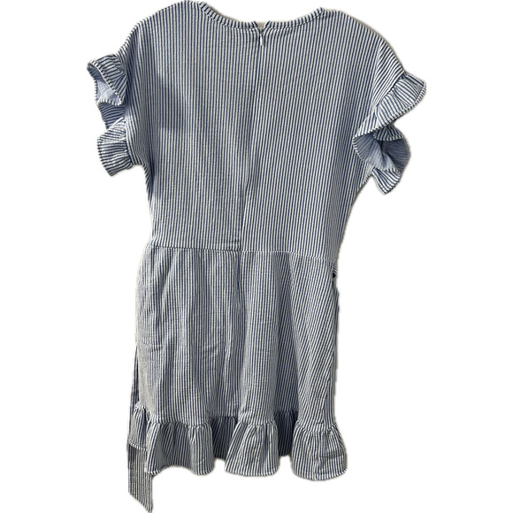 Women's Michael Kors Blue Striped Mini Dress Size S - Picture 2 of 4